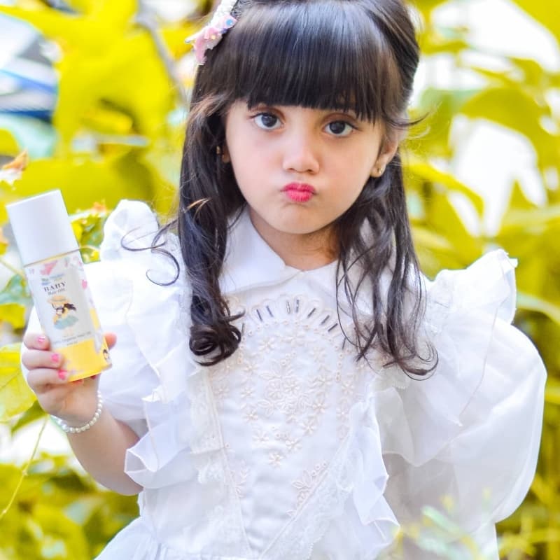 Baby hair oil
