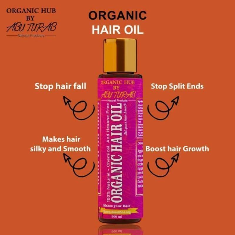 Organic hair oil