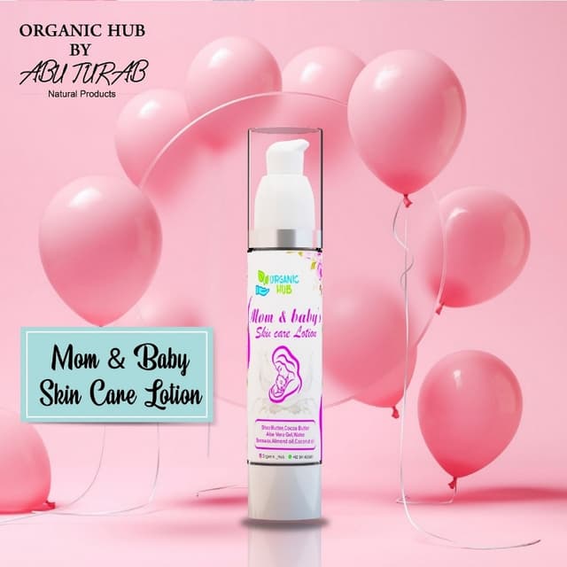 Mom and baby skin care lotion